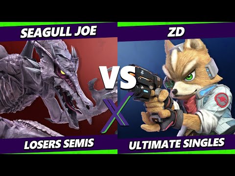 S@X 492 Losers Semis - Seagull Joe (Palutena, Ridley, Mii Gunner) Vs. ZD (Fox) Smash Ultimate - SSBU
