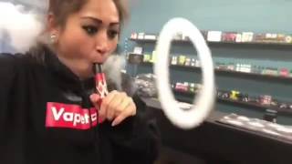 shisha smoke tricks girls (best smoke rings and tr