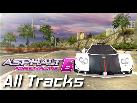 Asphalt 6: Adrenaline - All Tracks