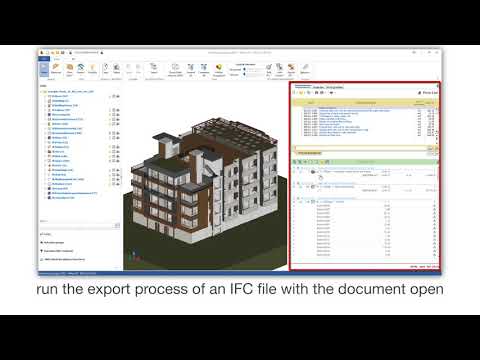 PriMus-IFC Tutorial - Exporting the PriMus-IFC document in IFC format - ACCA software