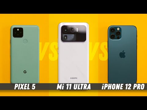 Xiaomi Mi 11 Ultra vs iPhone 12 Pro vs Pixel 5 - тест камер!