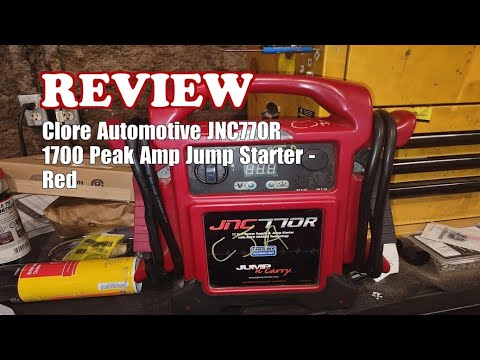 Clore Automotive Jump-N-Carry JNC770R 1700 Peak Amp Premium 12 Volt Jump Starter - Red video review thumbnail