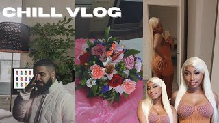 CHILL VLOG : NEW BOO ? + CHILLIN W/ FRIENDS  + CLB ALBUM REACTION + FURNISHING UPDATE |