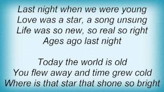 Barbara Cook - Last Night When We Were Young Lyrics_1