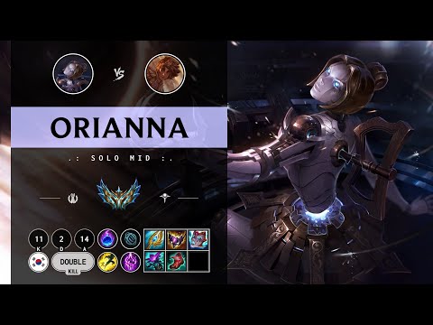 Orianna Mid vs Taliyah - KR Challenger Patch 14.9