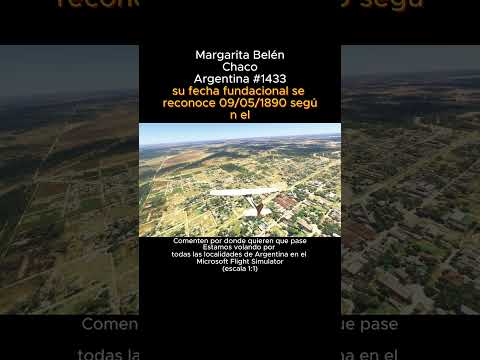 Margarita Belén, Chaco desde el Microsoft Flight Simulator #margaritabelen #chaco #msfs #argentina