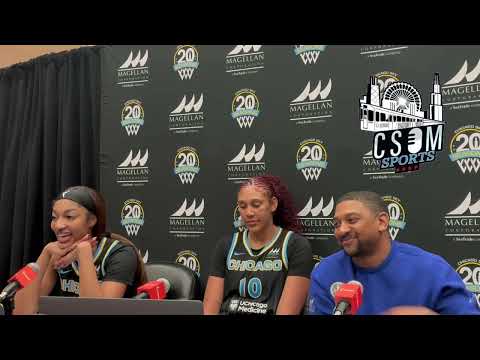Angel Reese & Kamilla Cardoso: Chicago Sky Postgame (8/21/25)