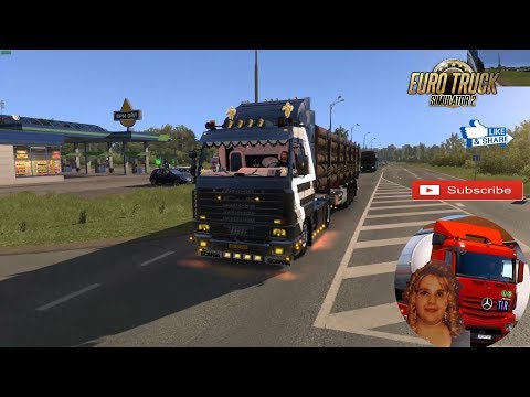 Euro Truck Simulator 2 (1.33) Scania 143m V8 420 Lars Jorgensen v1.0 + DLC's & Mods
