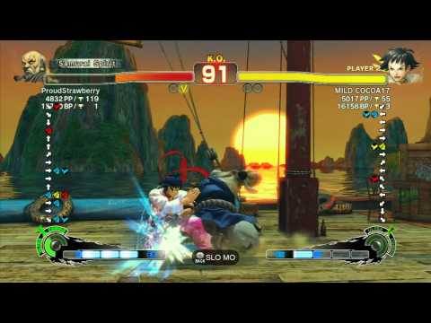 SSF4 AE: ProudStrawberry (Gouken) vs Chiba (Makoto) - Ranked Match (720p HD)