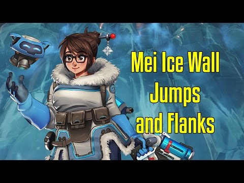 [Overwatch] Mei Ice Wall - Jumps and Flanks
