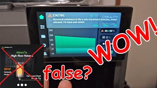 K2 Plus Stress Test | 600mm/s | 40mm cubic per second | Errors