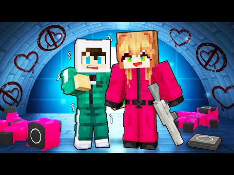 SQUİD GAME ASKERİ KIZ HAYRANIM BENİ KURTARDI 😱 Minecraft