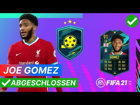 PLAYER MOMENTS: JOE GOMEZ 91 🎬 Cheap SBC solution without loyalty | FIFA 21 Ultimate Team