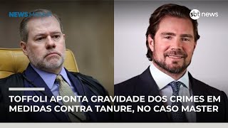 Caso Banco Master: Toffoli aponta gravidade dos crimes em medidas contra Nelson Tanure |#NewsManhã