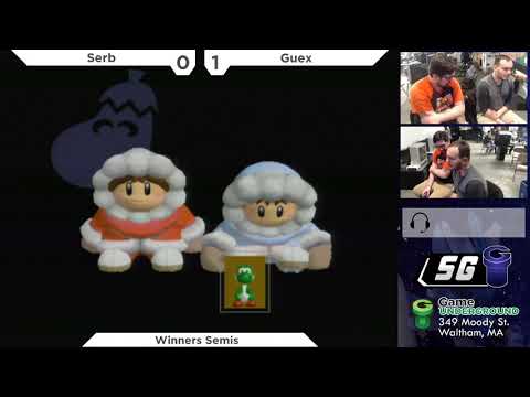 SG 23.3 SSBM - Serb (Young Link, ICs) vs. Guex (Yoshi) - Melee WSF