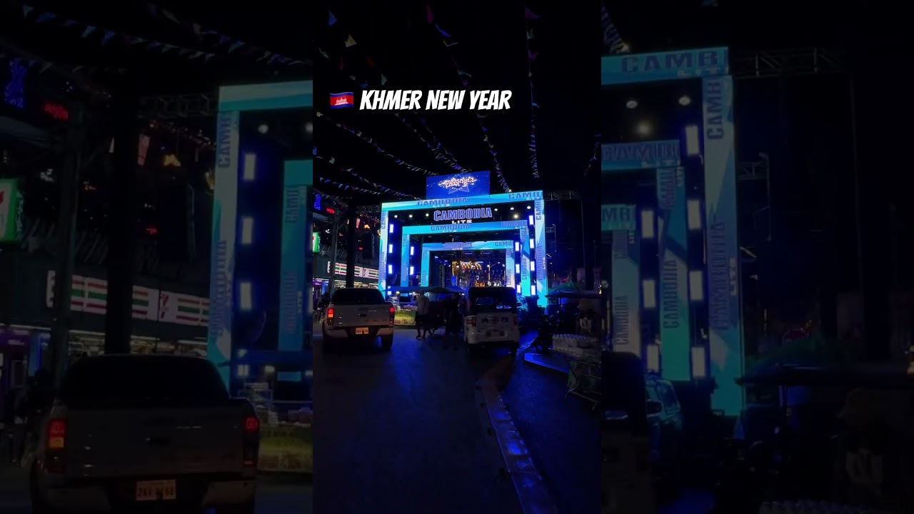 🇰🇭 Khmer New Year in Siem Reap #visitcambodia #visitsiemreap #sangkran #khmernewyear #sangkranta
