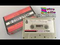 BBC Radio 1 Top 40 17 Dec 1978 Almost FULL SHOW