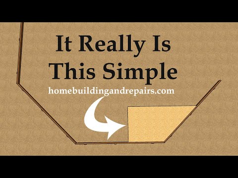 How To Use Template To Layout Octagon Shape Foundation or Other Home Building Projects