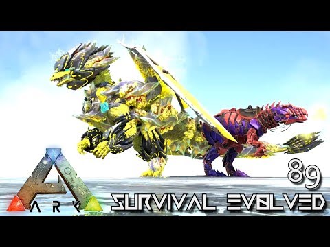 ARK: SURVIVAL EVOLVED - TEK DRAGON BOSS & BIONIC GIGA FOREWORLD MYTH E89 (MOD ARK EXTINCTION CORE)