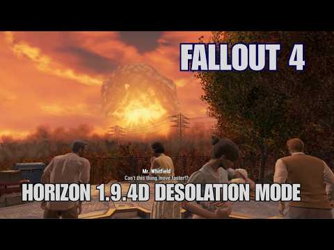 Fallout 4 Ep 1 Horizon 1.9.4d Desolation Mode Search for food and drink
