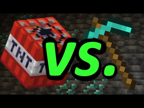 How to mine with TNT in Minecraft 1.18+