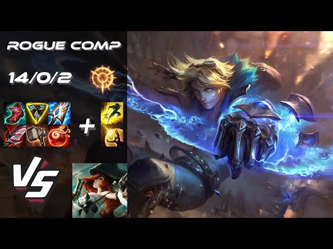 Rogue Comp BOTTOM Ezreal vs Miss Fortune [QUADRAKILL] - EU Grandmaster Patch 14.15