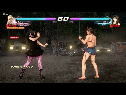 L7 70_7 Lili Rochefort Ryona VS Josie - Tekken 7 ( Uchiha x24 ) Gameplay PC RX 570 8G