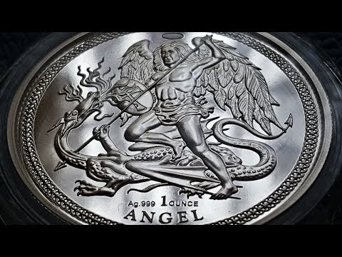 2018 Isle Of Man Angel 1oz Silver Proof Bullion Coin