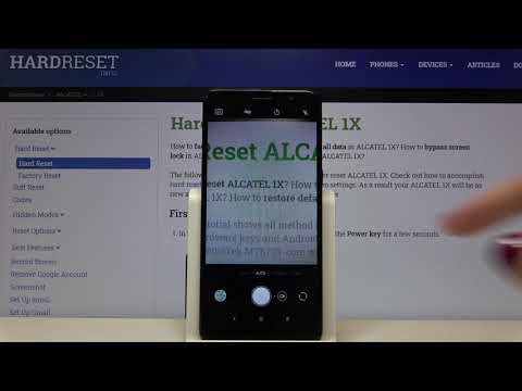Manage Volume Key Functions in Camera Settings - ALCATEL 1X