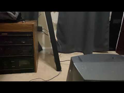 PlayStation 1 startup on a CRT TV