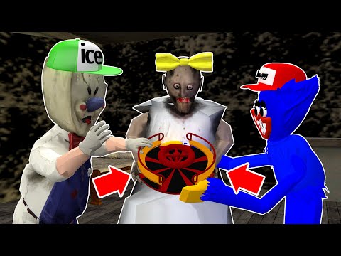 Baby Granny vs "POP-IT" vs Ice Scream, Piggy, Baldi - funny horror animation parody (p.1)