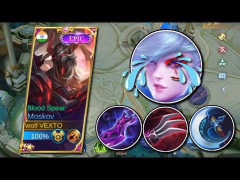 THE BEST LIFESTEAL ITEM AGAIN FOR MOSKOV! (TRUE DAMAGE) MLBB!