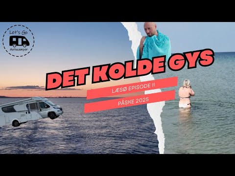 Afsnit 2 Læsø. Vi hopper i bølgerne på Østerby havn strand. Let´s go Autocamper.