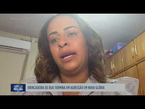 Brincadeira de rua termina em agressão em Nova Glória