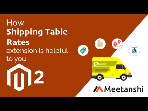 Magento 2 Shipping Table Rates by Meetanshi