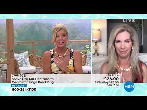 HSN | Soave Oro Italian Gold Jewelry - Gold Month Celebration 05.04.2022 - 03 PM