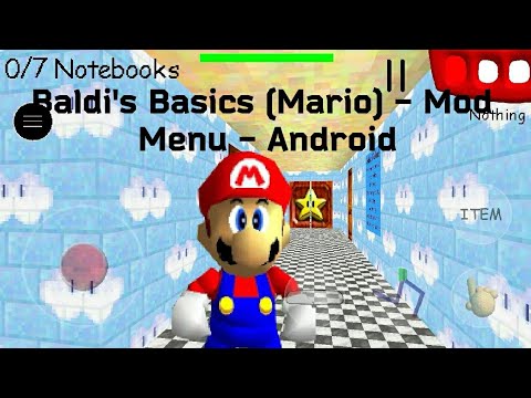 Baldi's Basics (Mario) - Mod Menu - Андроид