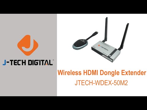 Wireless HDMI Dongle Extender (Model: JTECH-WDEX-50M2)