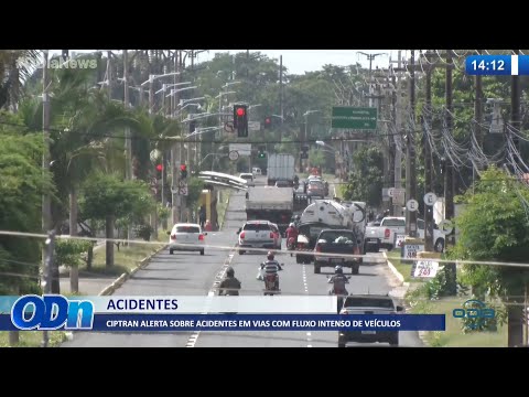CIPTRAN alerta sobre acidentes em vias com fluxo intenso de veículos 02 02 2022