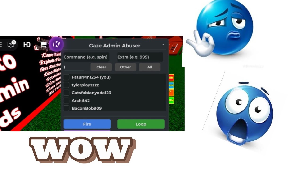 HD Gaze Admin Abuser [ADMIN GRATIS]script # script#roblox