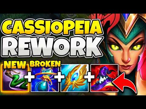 CASSIOPEIA REWORK IS HERE AND IT'S BEYOND BROKEN! (SHE CAN BUY BOOTS NOW)