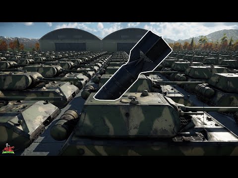 Pe-8 5000KG Nuke vs 500 Maus Tanks - Destroys 64,296 Tons of Tank [War Thunder]