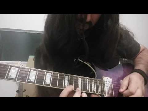 Progressão de arpejos com salto de cordas