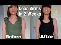 Get lean arms fast (Results) #chloeting