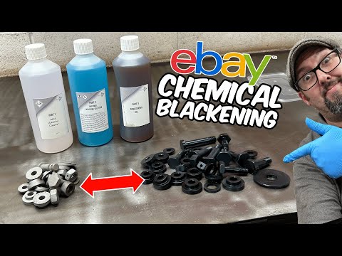 Chemical Blackening parts for the Steam Engine Build - ChemsDirect eBay - Workshop Chronicles EP 007
