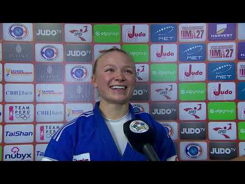 Jessica KLIMKAIT (CAN) - Winner in the -63 kg