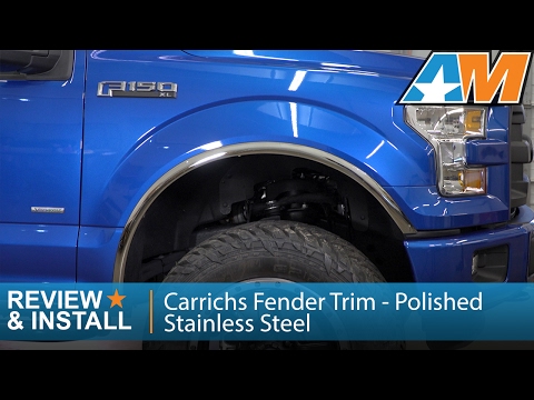 2015-2017 Ford F-150 Carrichs Fender Trim - Polished Stainless Steel Review & Install