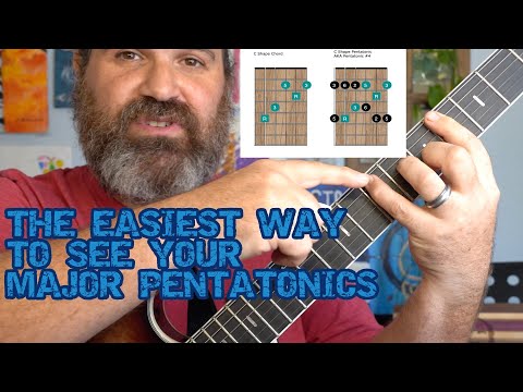 CAGED CHORD LESSON #7 Hunting & Playing ANY MAJOR Pentatonic Scale You Need, Any Box, Any Time!