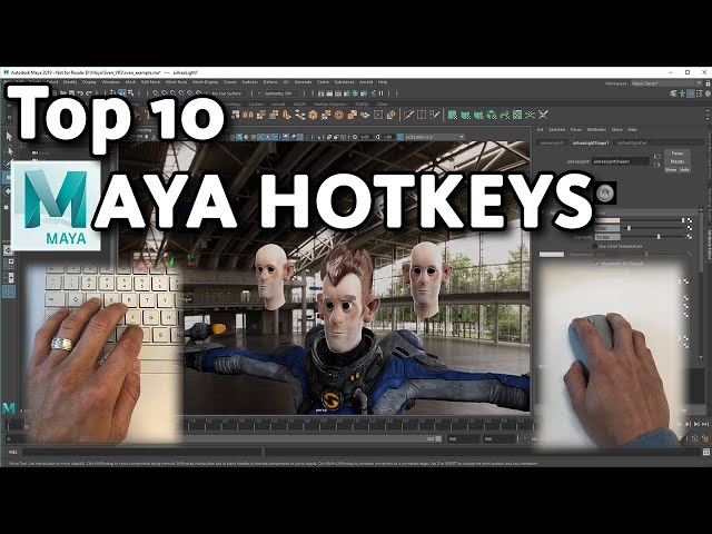 Knowing Hotkeys in 3D Maya tutorial by Matt Chan