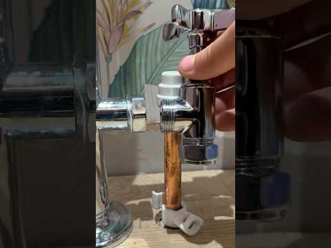 How to measure and cut pipe for radiator valves! #asmr #howto #diy #shorts #subscribe #tools #foryou